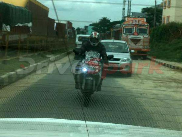 TVS Akula Spy Shot