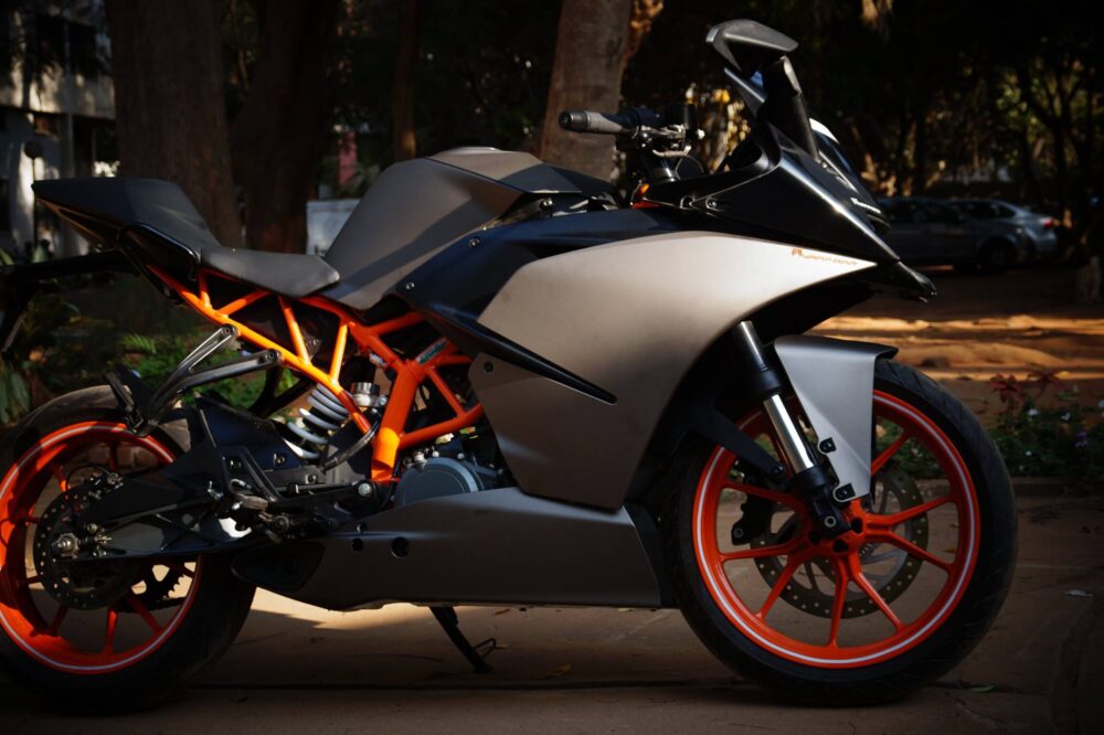 KTM RC390 Charcoal Grey Wrap by WrapCraft