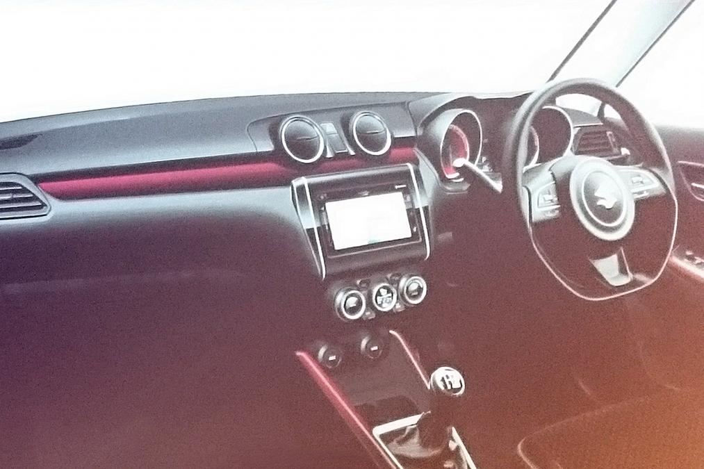 next-maruti-swift-interior-red-leaks