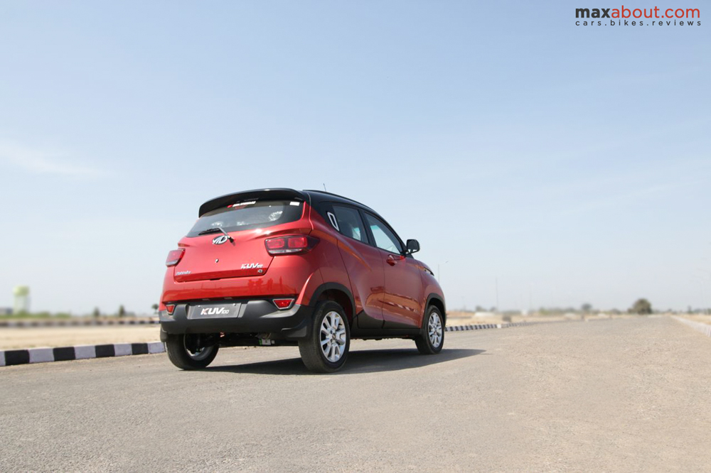 High ground clearance of the unladen vehicle was even practical when we went over a rough patch with 5 passengers inside.