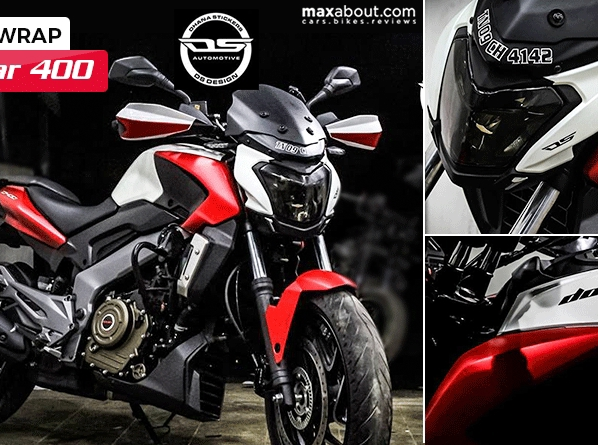 Bajaj Dominar 400 Matte Chrome Red