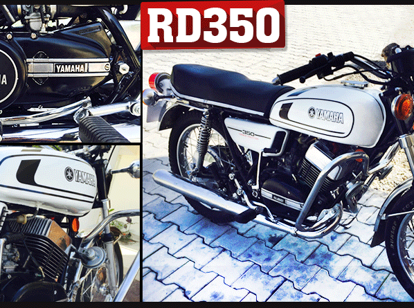 Yamaha RD350 Motorcycle Magnificently Restored by Harnoor Singh