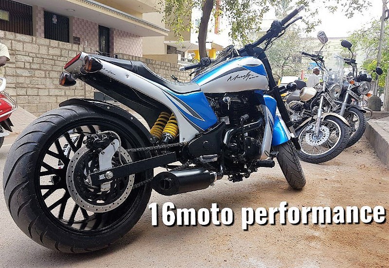 Suzuki Intruder M1800R-Inspired Royal Enfield Bullet 500