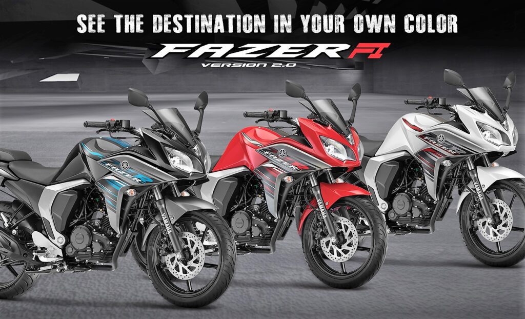 Yamaha Fazer V2 Fi Colors Available in India Maxabout News