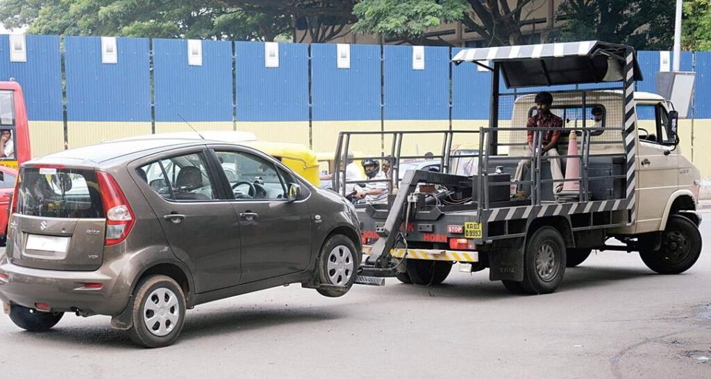 Click pictures of illegally parked cars