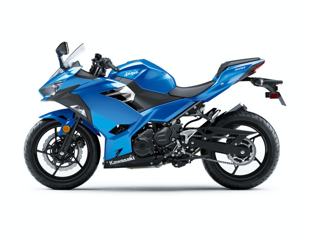 kawasaki ninja 400 candy plasma blue