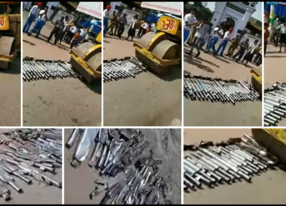 Loud & Illegal Royal Enfield Exhausts Crushed