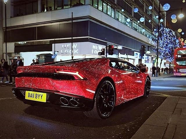 Lamborghini with Swarovski Crystals