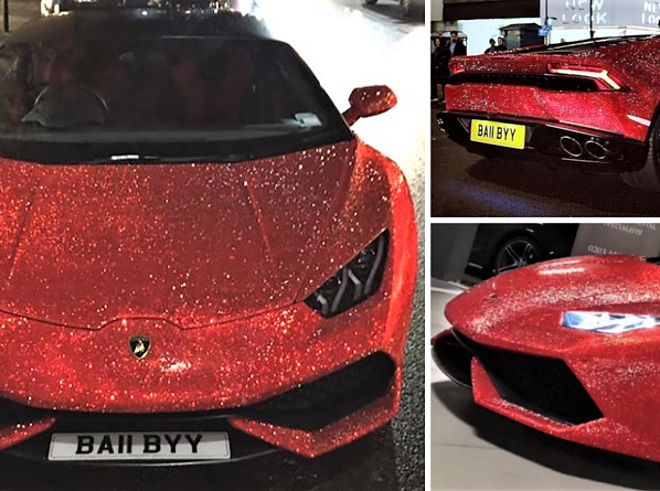 Lamborghini with Swarovski Crystals