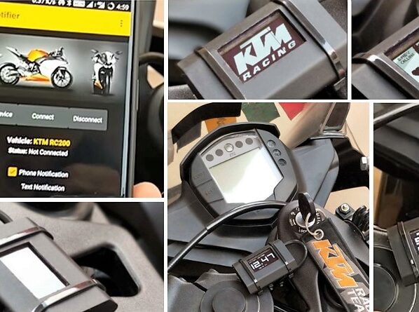 KTM RC 200 Smart Display