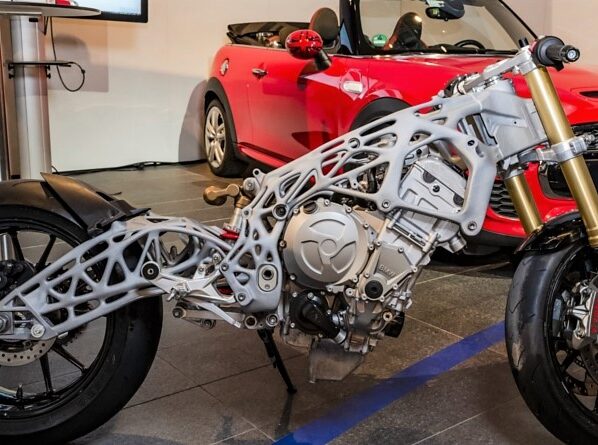 3D-Printed S1000RR Chassis