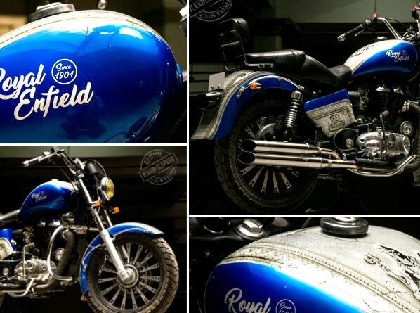 Modified Royal Enfield Classic 500 Neelkantha