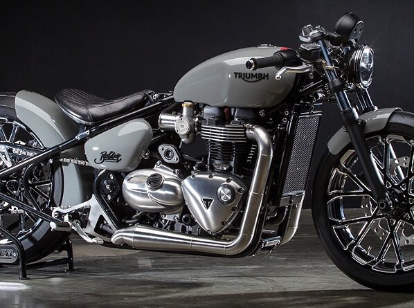 Triumph Bonneville Bobber Basse-Bodeux