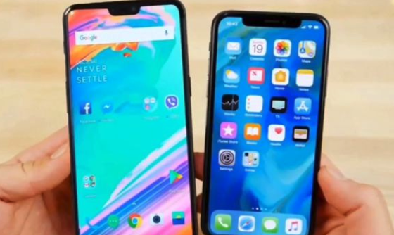 Oneplus 6 display vs iphone x display