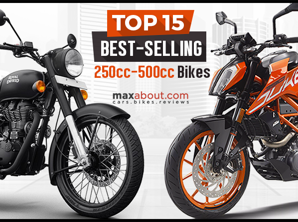 Best-Selling 250cc-500cc Bikes in India