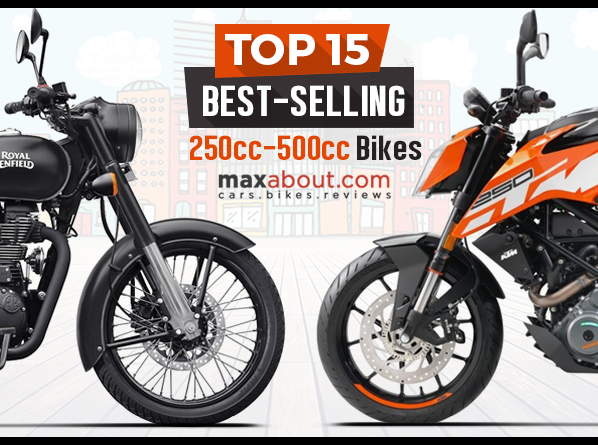 Best-Selling 250cc-500cc Bikes