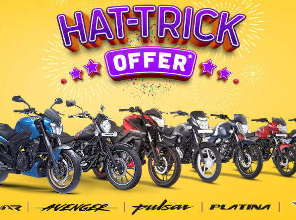 Hat-Trick Offer on Bajaj Bikes