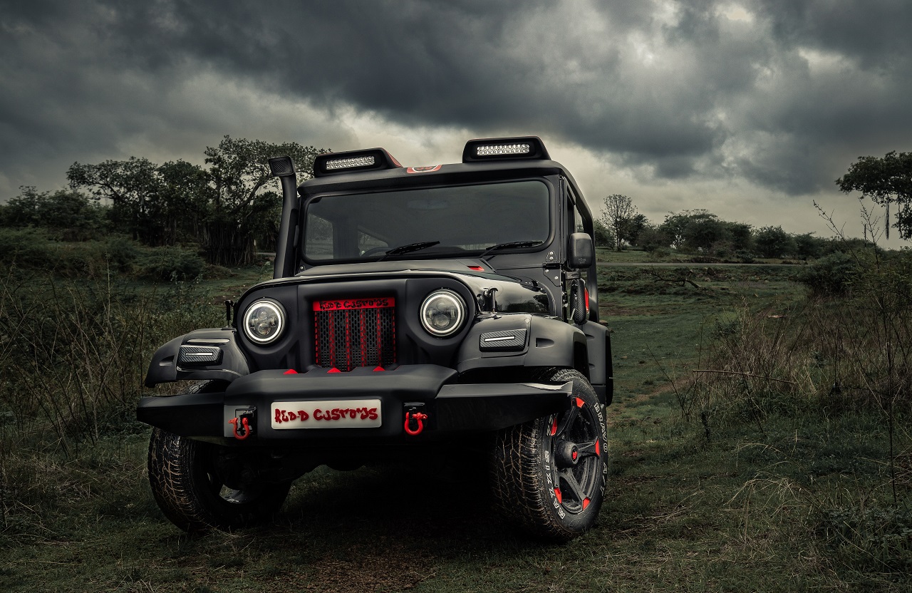 Mahindra Thar 'Black Hawk' Front View