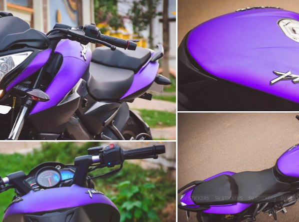 Matte Purple Bajaj Pulsar NS200