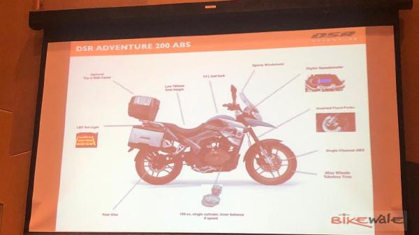 DSR Adventure 200 Features