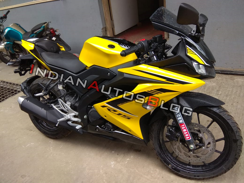 Yellow Yamaha R15 V3