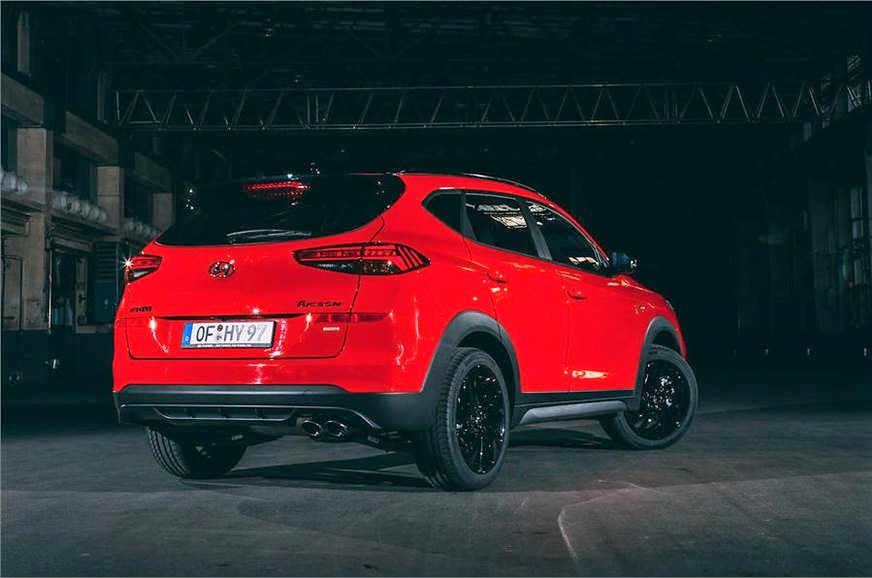 2019 Hyundai Tucson N Line Rear View