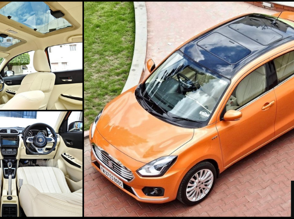 Maruti Dzire with 2 Sunroofs