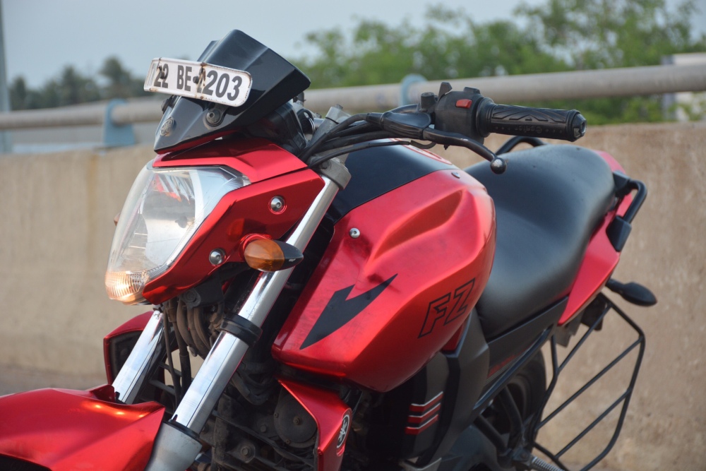 chrome red wrap bike