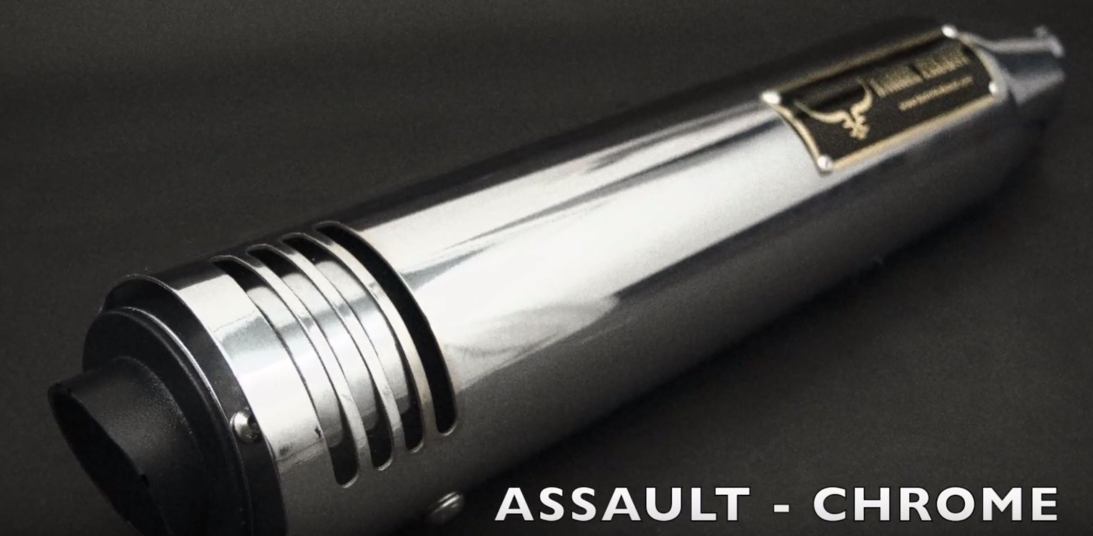 Avenger Assault Barrel Exhaust Chrome