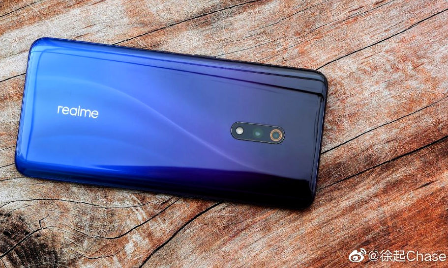 Realme X Smartphone in Blue Shade