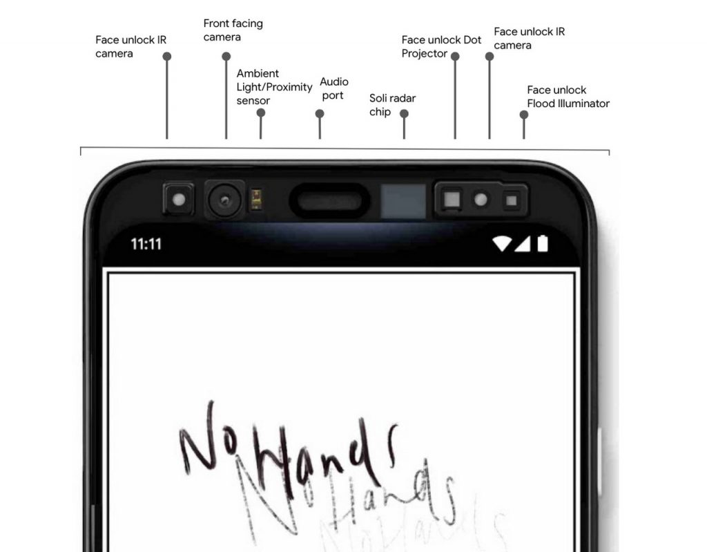 Google Pixel 4 Face Unlock
