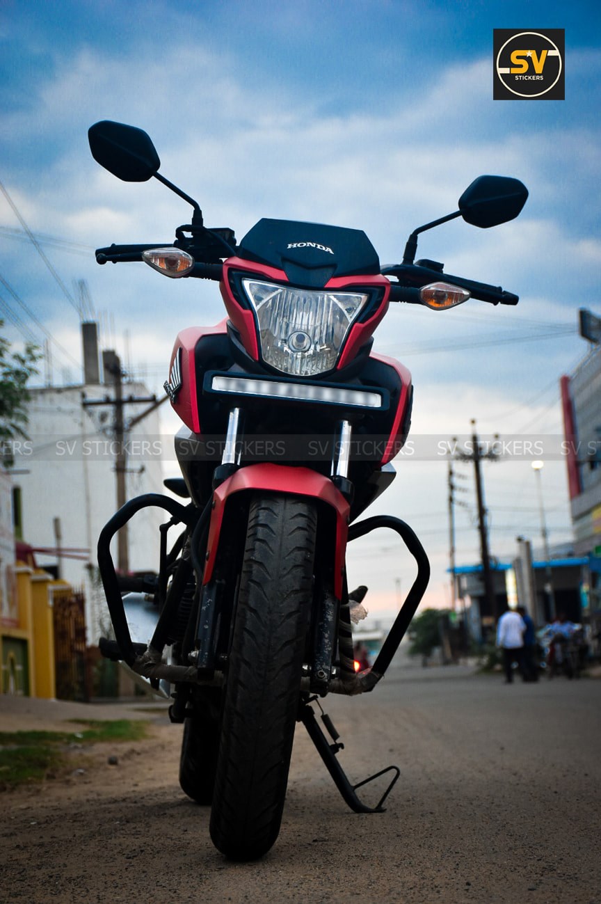 Matte Metallic Red Honda Cb Hornet 160r By Sv Stickers