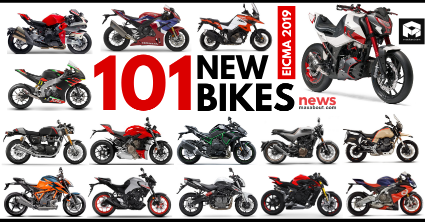 101 New Bikes Showcased @ EICMA 2019