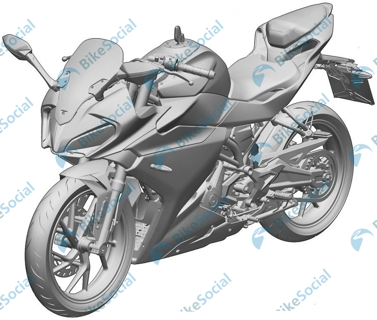 CFMoto 300SR Front 3-Quarter View