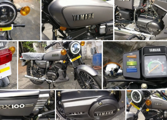 Meet Yamaha RX100 Gunmetal Grey Edition