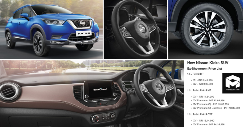 New Nissan Kicks SUV Price