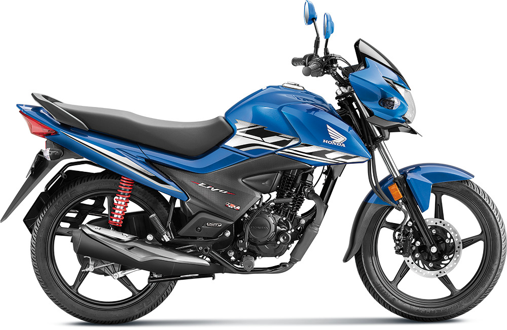 BS6 Honda Livo 110 in Athletic Blue Metallic