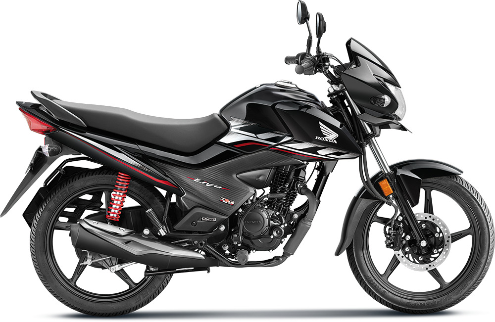 BS6 Honda Livo 110 in Black Shade