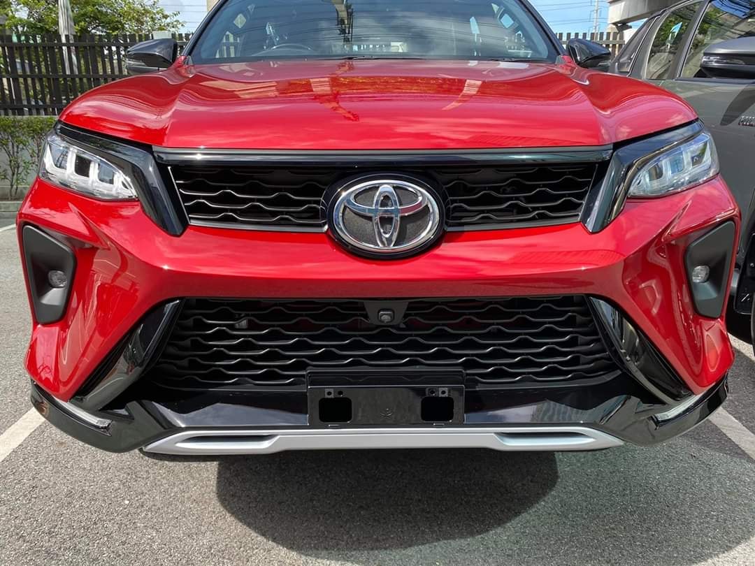 Emotional Red Toyota Fortuner Legender