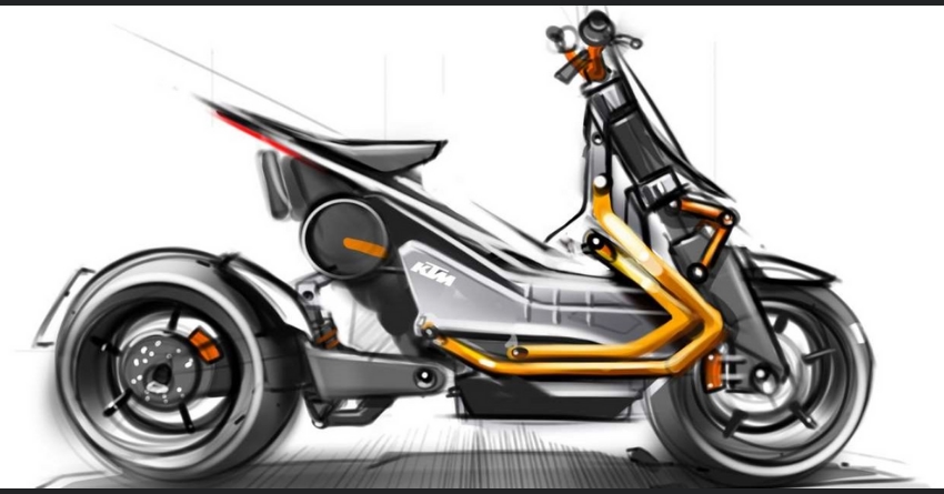 KTM Modern Sketch Sticker Helmet-Sides-Fuel Tank-Tail-Fender - Adesivi Moto