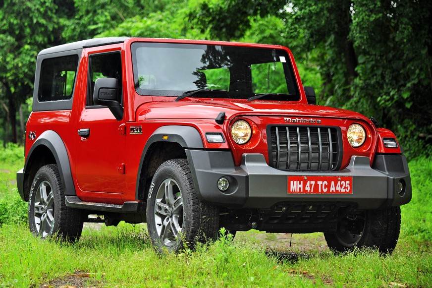 New Mahindra Thar LX Exterior & Interior Live Photos