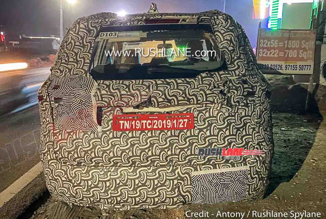 2021 Mahindra XUV500 Spotted