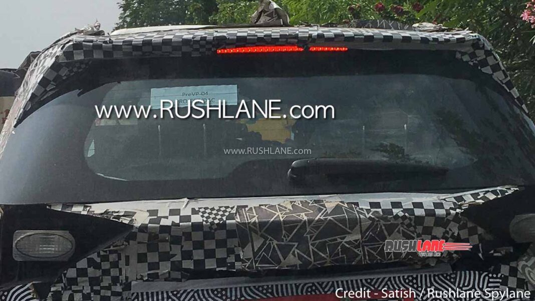 2021 Mahindra XUV500 Spotted