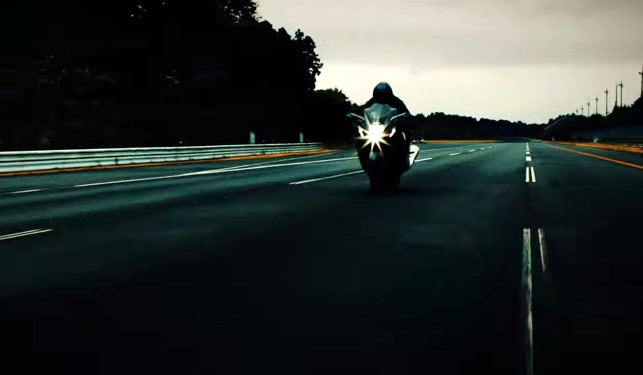 Screenshot of 2021 Suzuki Hayabusa Teaser Video