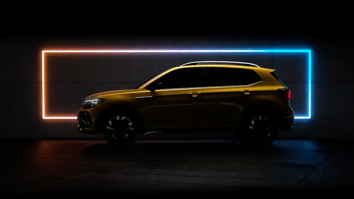 Volkswagen Taigun SUV Teased Ahead of Official Launch