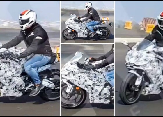 300cc Aprilia RS Sportbike Spotted Testing in India for the First Time