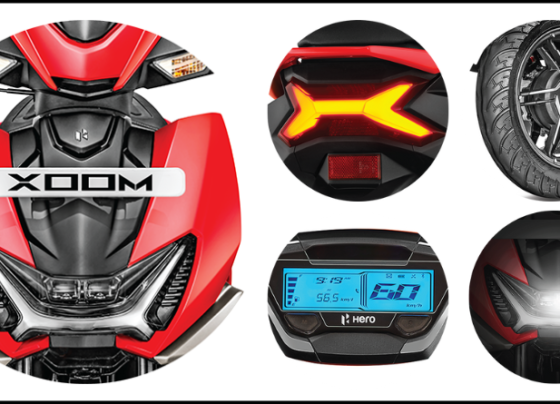 New Hero XOOM 110cc Scooter Photos and Price List in India