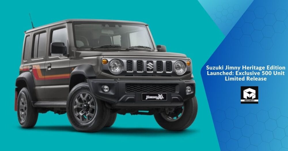 Suzuki Jimny Heritage Edition Launched: Exclusive 500 Unit Limited Release