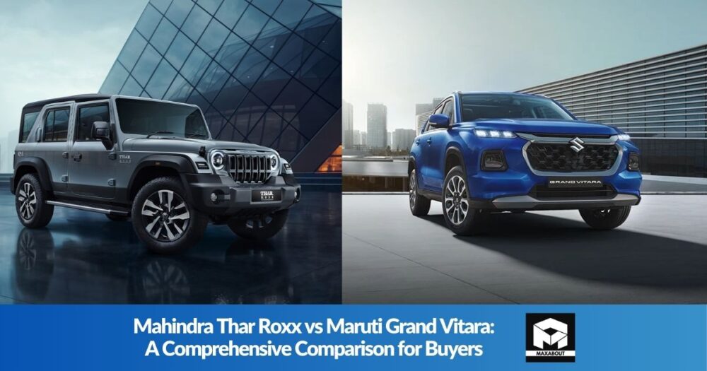 Mahindra Thar Roxx vs Maruti Grand Vitara