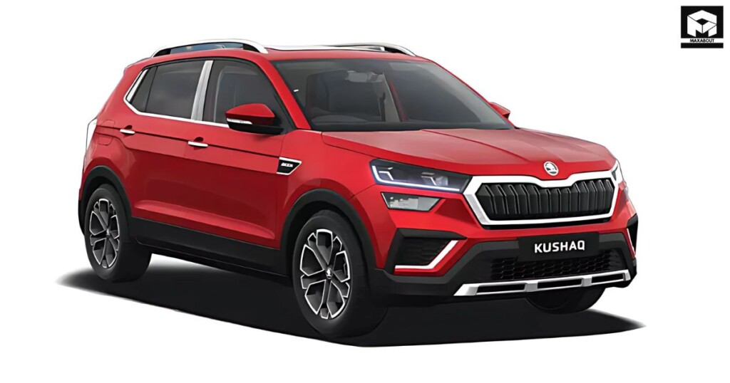 Skoda Kushaq Front 3-Quarter View